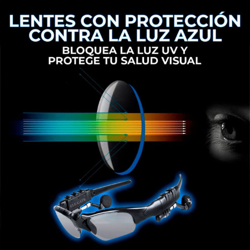 Gafas Bluetooth Micrófono Audifonos Mp3